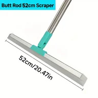 Inne - TEMU Wytrzymała Silikonowa Ściągaczka do Czyszczenia Łazienki i Toalety, Uniwersalny Skrobak na Mokro/Sucho z Ergonomicznym Uchwytem - Szybkie - miniaturka - grafika 1