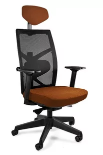 Fotel biurowy, krzesło biurowe Fotel biurowy, ergonomiczny, Tune, brązowa skóra naturalna - Fotele i krzesła biurowe Fotel biurowy, krzesło biurowe Fotel biurowy, ergonomiczny, Tune, brązowa skóra naturalna - Fotele i krzesła biurowe - miniaturka - grafika 1