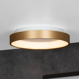 Lucide Lampa sufitowa LED Vidal, złota, Ø 28 cm, ściemniana, akrylowa - Lampy sufitowe - miniaturka - grafika 1