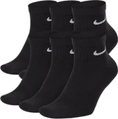 Skarpetki damskie - Skarpety NIKE Everyday Cotton Cush Ankle 6 pak DRI-FIT czarne - miniaturka - grafika 1