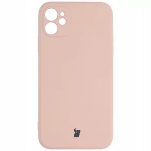 Bizon Etui Case Silicone do Apple iPhone 11 jasnoróżowe - Etui i futerały do telefonów - miniaturka - grafika 1