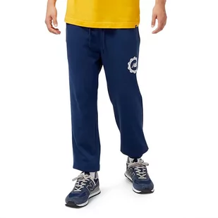 Spodnie New Balance MP31902NNY - granatowe - Spodnie sportowe męskie - miniaturka - grafika 1