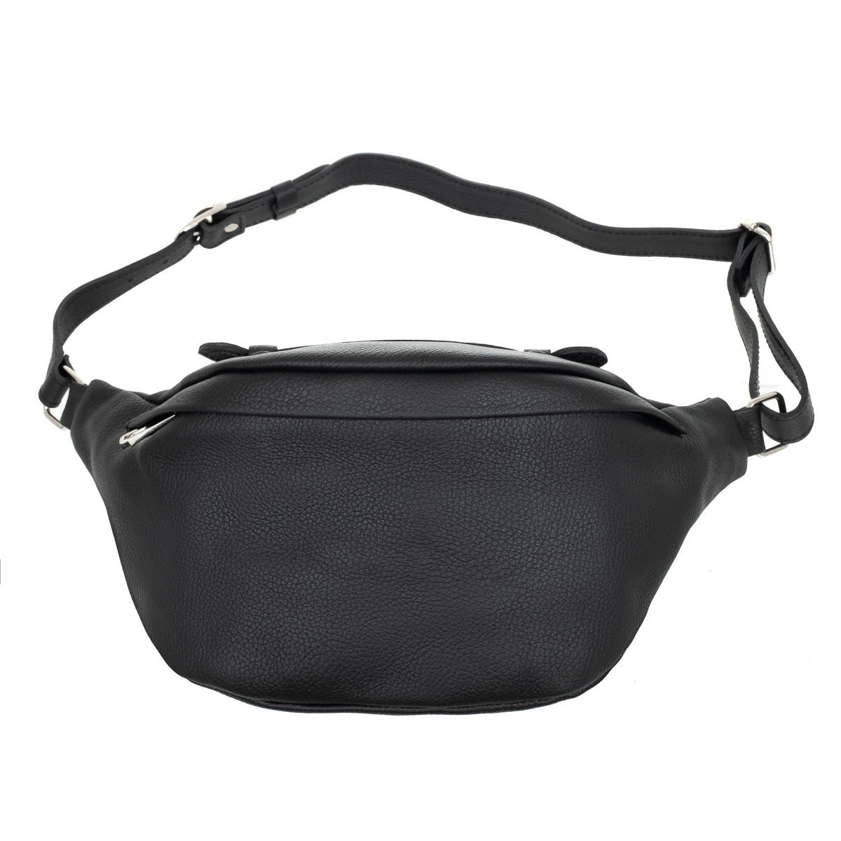 Torebka Skórzana Vera Pelle Organo Czarna