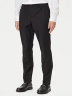 Spodnie męskie - Guess Spodnie materiałowe M4YB01 WG9Z2 Czarny Regular Fit - miniaturka - grafika 1