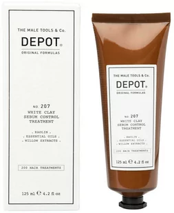 Depot 207 Odżywka do włosów z białą glinką regulująca produkcję sebum 125ml - Odżywki do włosów dla mężczyzn - miniaturka - grafika 1