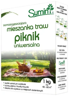 Trawa uniwersalna samozagęszczająca Piknik Sumin 1 kg - Nasiona i cebule - miniaturka - grafika 1