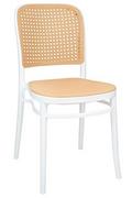 Krzesła - Krzesło Wicky Białe Salon/Kuchnia/Jadalnia Retro - miniaturka - grafika 1