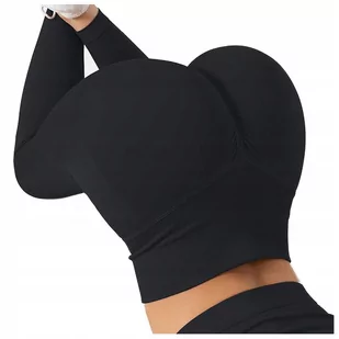 LEGGINSY sportowe LEGINSY PUSH UP MODELUJĄCE z marszczeniem WYSOKI STAN - Legginsy - miniaturka - grafika 1