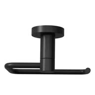 Akcesoria łazienkowe - AGAS Uchwyt WC na papier Gorliz-4 czarny 12,5x9,7 - miniaturka - grafika 1