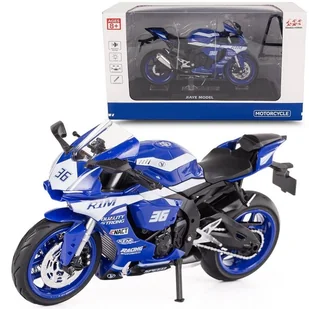 Motocykl sportowy wyścigowy 1:12 Lena - model lub pojazd - Samochody i pojazdy dla dzieci - miniaturka - grafika 1