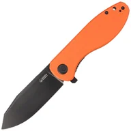 Noże - Nóż składany Kubey Knife Master Chief Orange G10, Blackwashed AUS-10 by Keanu Alfaro (KU358E) - miniaturka - grafika 1