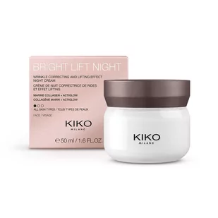 KIKO Milano Bright Lift Night liftingujący krem matujący na noc z kolagenem morskim 50ml - Kremy do twarzy - miniaturka - grafika 1