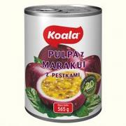 Koncentraty warzywne, przeciery - Koala Pulpa z marakui z pestką 565 g - miniaturka - grafika 1