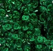 Dekoratorstwo - CEKINY BŁYSZCZĄCE HOLOGRAFICZNE 6 MM H30 ZIELONE BREWIS - miniaturka - grafika 1