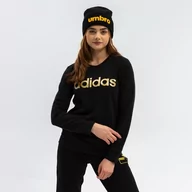 Bluzy damskie - ADIDAS BLUZA W LIN OV FL HD - miniaturka - grafika 1