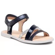Sandały damskie - Geox Sandały J S.Karly G. D J5235D 002BJ C4002 S Navy - miniaturka - grafika 1