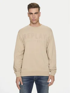 Replay Bluza M6975 .000.21842 Beżowy Regular Fit - REPLAY - Bluzy męskie - miniaturka - grafika 1