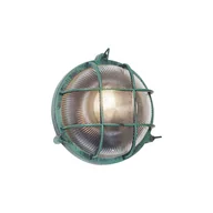 Lampy ogrodowe - QAZQA Buiten wandlamp groen rond IP44 - Noutica - miniaturka - grafika 1