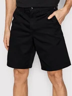 Spodenki męskie - Vans Szorty materiałowe Authentic VN0A5FJX Czarny Relaxed Fit - miniaturka - grafika 1