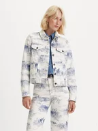 Kurtki damskie - Levi's® Kurtka jeansowa The Original Trucker 29945-0161 Biały Regular Fit - miniaturka - grafika 1
