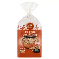 Płatki śniadaniowe i musli - Carrefour Classic Płatki orkiszowe pełnoziarniste 400 g - miniaturka - grafika 1