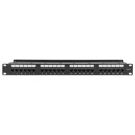 Panele krosownicze - Intellinet 721035 Patch Panel Rack 19'' 1U 24 porty RJ45 Cat6 UTP 721035 - miniaturka - grafika 1