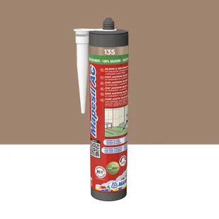 Silikon sanitarny Mapesil AC 135 310 ml Złoty pył Mapei - Silikony - miniaturka - grafika 1