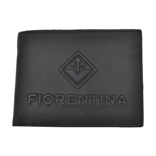 AC Fiorentina 321801 Fiorentina, akcesoria podróżne - portfele uniseks-dorosły, standardowy, czarne, Standard