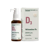 Suplementy naturalne - CANNABIGOLD CannabiGold Witamina D3 2000 Lanolina Formuła 30ml ALL3919 - miniaturka - grafika 1