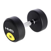 Hantle i ciężarki - HMS HG PRO 14 KG HANTLE GUMOWANE HMS - miniaturka - grafika 1