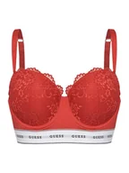 Biustonosze - Guess Biustonosz push-up O2BC06 KBBT0 Czerwony - miniaturka - grafika 1