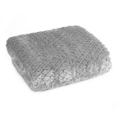 Narzuty - Euro Firany Narzuta Design Futrzana Amber Srebrny 200x220 1205554 - miniaturka - grafika 1