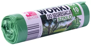 Worki do segregacji Szkło 60L 10 szt., mocne - Worki na śmieci - miniaturka - grafika 2