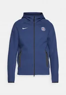 Bluzy męskie - NIKE - BLUZA MĘSKA ROZPIANANA Z KAPTUREM - PSG TECH FLEECE FZ7224-410 - miniaturka - grafika 1