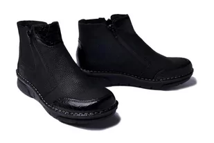 RIEKER 73355-00 black, botki damskie - Rieker - Botki damskie - miniaturka - grafika 1