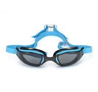 Pływanie - Aqua Sphere Męskie okulary pływackie Michael Phelps Xceed dark Czarne/Niebieskie - miniaturka - grafika 1