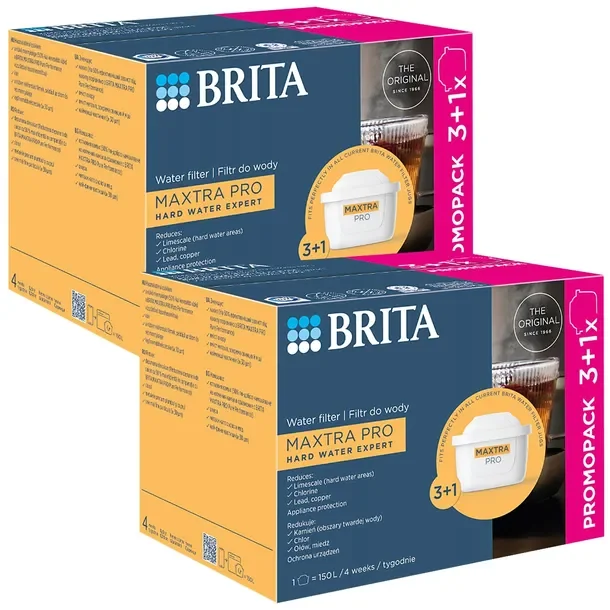Filtr Brita Maxtra Pro Hard Water Expert do dzbanek filtrujący Brita 8x