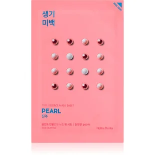 Holika Pure Essence Mask Sheet maska w płacie Pearl 1szt - Maseczki do twarzy - miniaturka - grafika 1