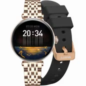 Smartwatch - Gravity GT26-6 Czarny, złoty - miniaturka - grafika 1