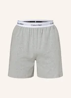 Spodenki męskie - Calvin Klein Szorty Od Piżamy Cotton Jersey grau - miniaturka - grafika 1