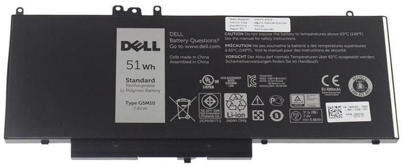 Bateria Dell Battery, 51WHR, 4 Cell,