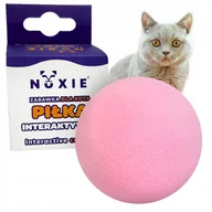 Zabawki dla kotów - Zabawka dla kota INTERAKTYWNA PIŁKA Z DŹWIĘKAMI KOCIMIĘTKA pianka 4 cm - miniaturka - grafika 1