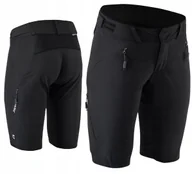 Spodenki rowerowe - Spodenki rowerowe damskie Shorty Silvini Alma black M - miniaturka - grafika 1