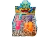 Zabawki sensoryczne - Ośmiornica squeeze 4 kolory mix - zabawka - miniaturka - grafika 1