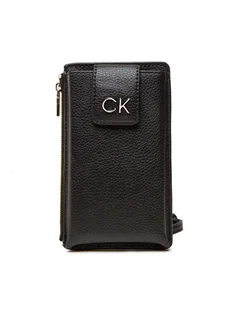Calvin Klein Etui na telefon Re-Lock Phone Xbody W/Flap Pbl K60K609132 Czarny - Etui i futerały do telefonów - miniaturka - grafika 1