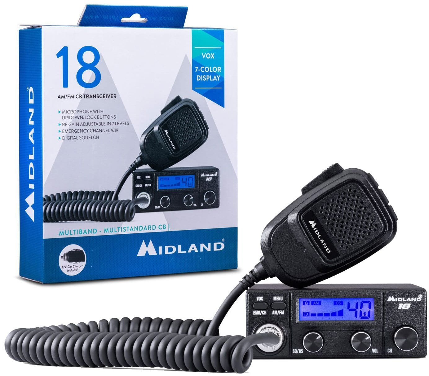 Midland 18 AM/FM/ASQ/VOX