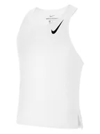 Koszulki sportowe męskie - Nike Top sportowy w kolorze białym - miniaturka - grafika 1