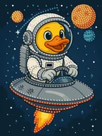 Zabawki kreatywne - Mozaika diamentowa 15×20 cm częściowe wypełnienie – - miniaturka - grafika 1