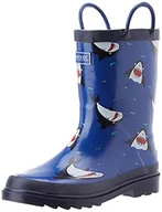Buty dla chłopców - Regatta Unisex dziecięce buty Minnow Jnr Welly Rain Boot, Shark Nautic - 33 EU - miniaturka - grafika 1