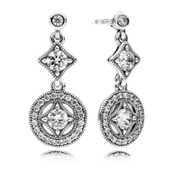 Kolczyki - Kolczyki SREBRO 925 błyszczące cyrkonie Koła - miniaturka - grafika 1